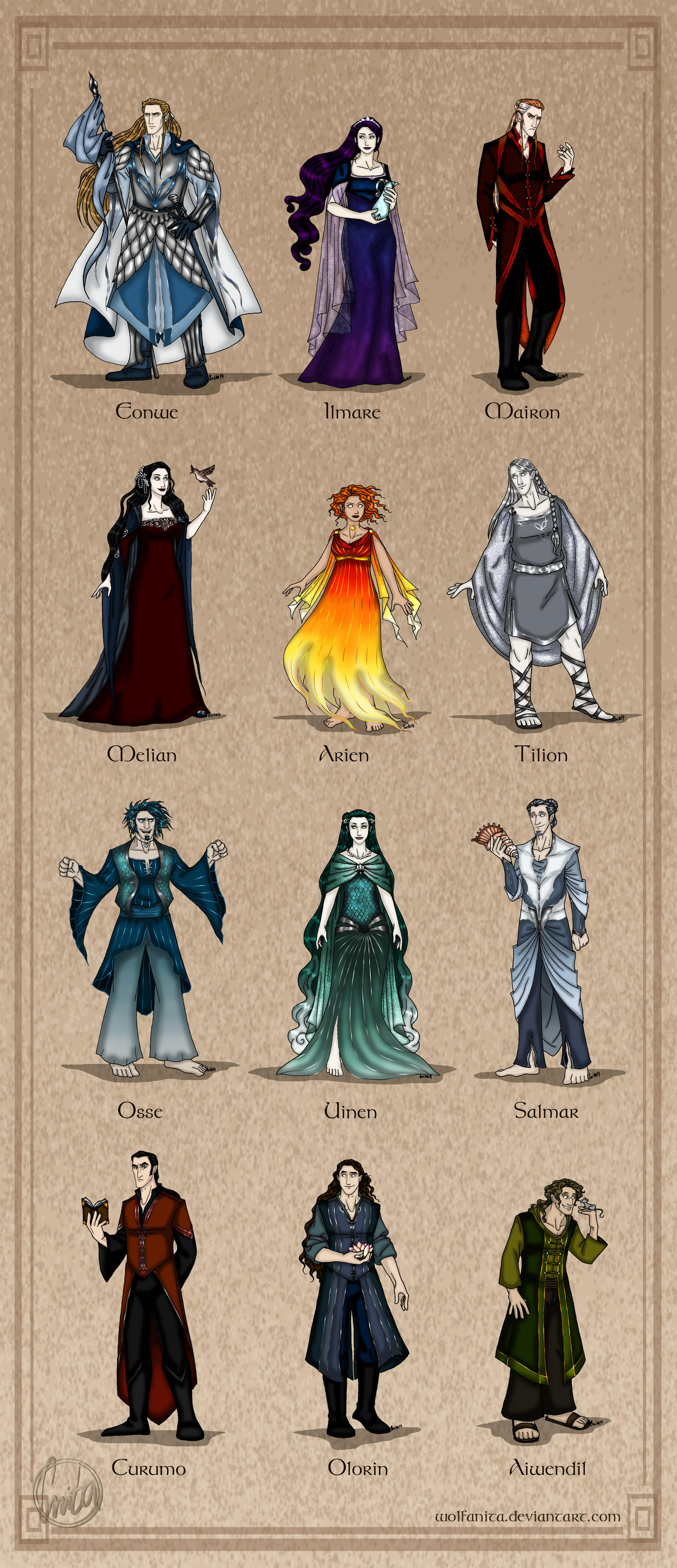 The Silmarillion: The Maiar by wolfanita on DeviantArt