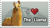 I Love The Llama Stamp by Deadman2